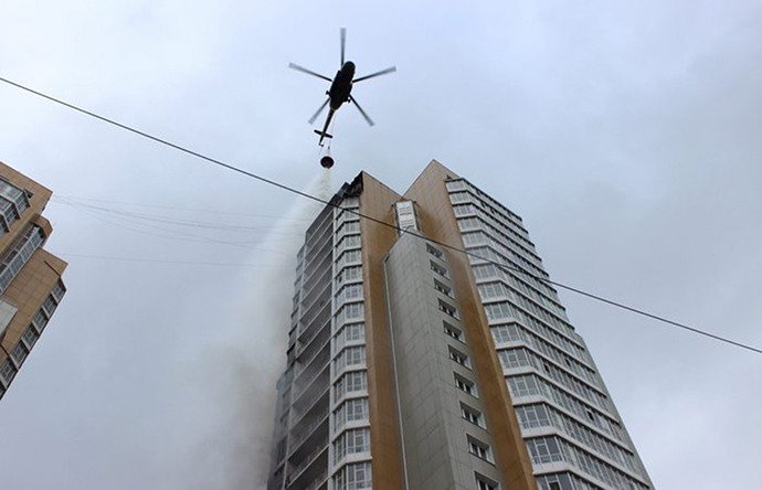 Ρωσία: Τραυματίες από πυρκαγιά σε κτίριο 25 ορόφων
