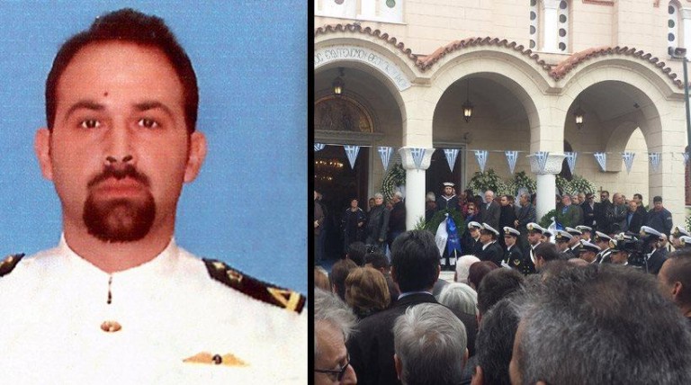 Το τελευταίο «αντίο» στον ανθυπασπιστή Ελευθέριο Ευαγγέλου