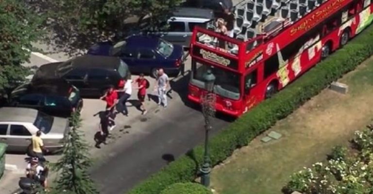 Απίστευτο ξύλο στην Θεσσαλονίκη (video)