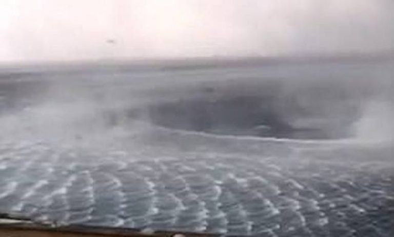 Απίστευτο VIDEO με τεράστια ρουφήχτρα στην Κέρκυρα!