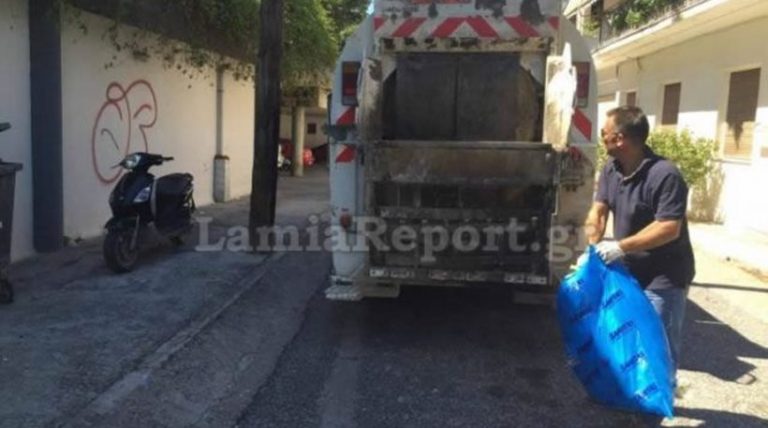 Λαμία: Έπιασαν τον «εγκληματία» Αντιδήμαρχο γιατί μάζευε σκουπίδια