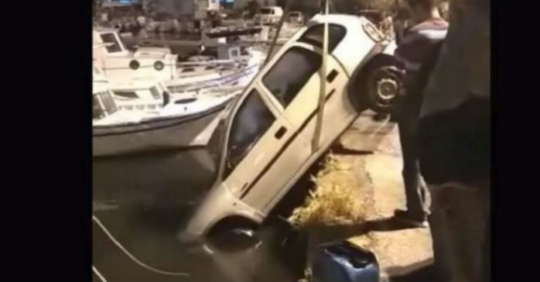 Αυτοκίνητο… βούτηξε στην θάλασσα! (video)