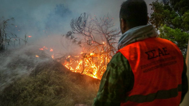 Κίνδυνος πυρκαγιάς στη Χαλκιδική