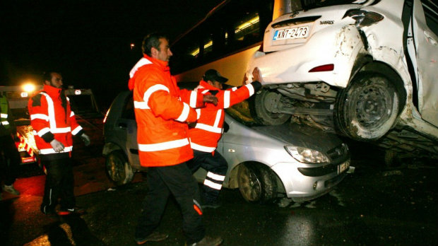 Θεσσαλονίκη: Καραμπόλα με 15 οχήματα!