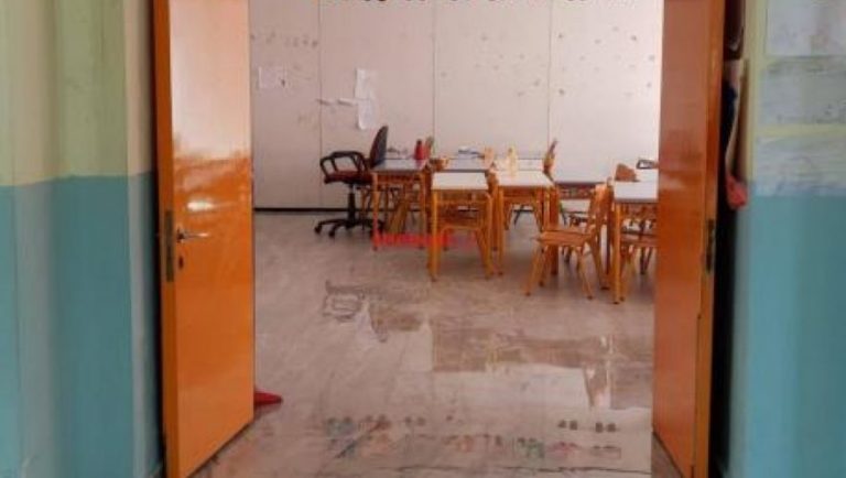 Κλειστό σχολείο λόγω βροχής