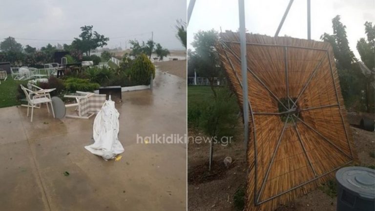 Τραγωδία από την κακοκαιρία στη Χαλκιδική