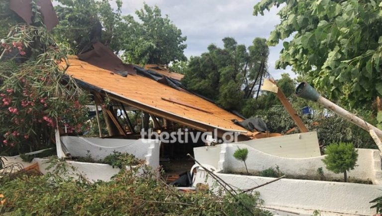 Χαλκιδική: Εικόνες βιβλικής καταστροφής! (pics)