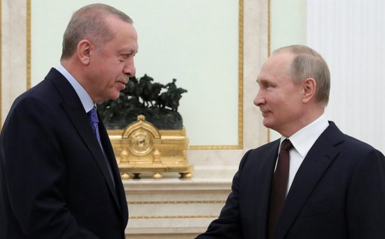 Εκεχειρία στην Συρία συμφώνησαν Πούτιν-Ερντογάν