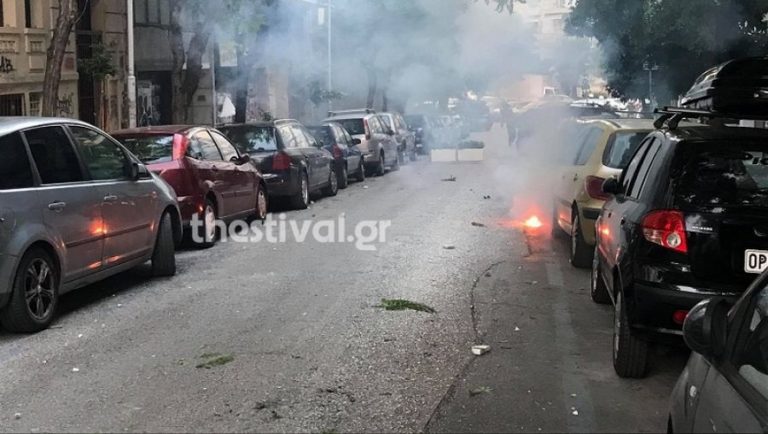 Επεισόδια στο κέντρο της Θεσσαλονίκης