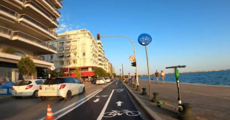 Θεσσαλονίκη: Αυτός είναι ο νέος ποδηλατόδρομος στη Λεωφόρο Νίκης