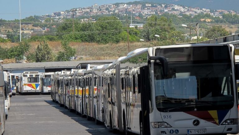 Θεσσαλονίκη: Έφτασαν τα πρώτα λεωφορεία (pics)