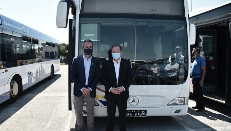 Παρελήφθησαν τα πρώτα 18 λεωφορεία στη Θεσσαλονίκη