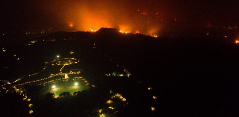 Μάχη με τις φλόγες σε Αρχαία Ολυμπία, Βόρεια Εύβοια και Μεσσηνία