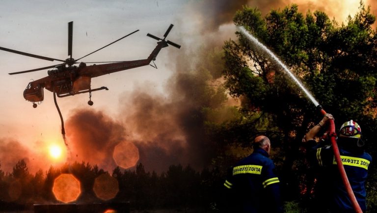 Φωτιά στην Εύβοια: Αγωνία για τα χωριά