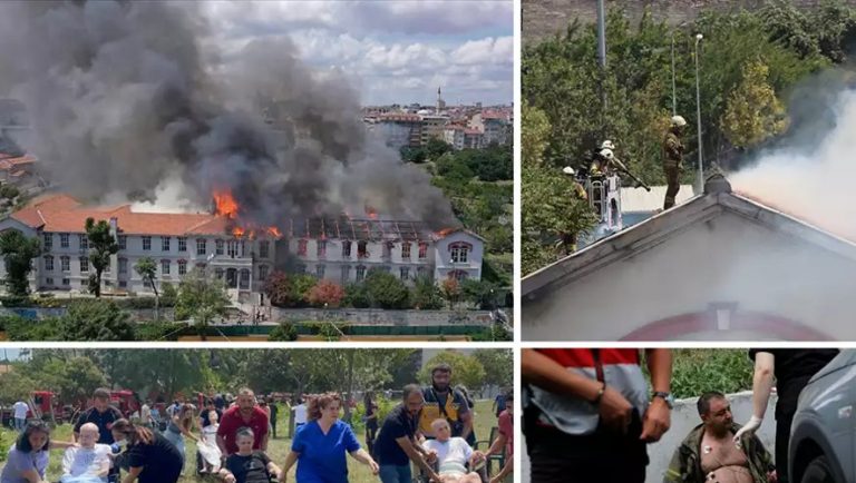 Κωνσταντινούπολη: Στις φλόγες το ελληνικό νοσοκομείο (video)