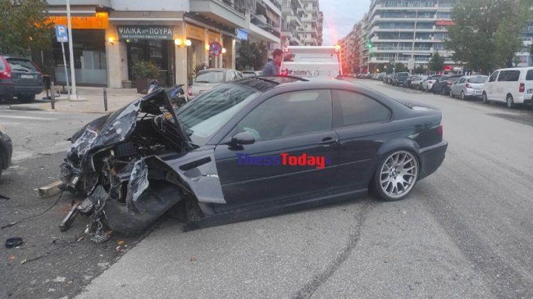 Απίστευτο τροχαίο στη Θεσσαλονίκη!