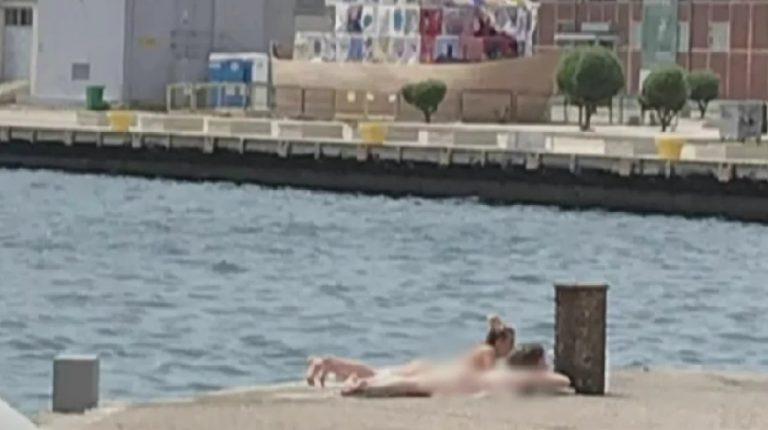 Θεσσαλονίκη: Έκαναν γυμνές ηλιοθεραπεία στη Λεωφόρο Νίκης