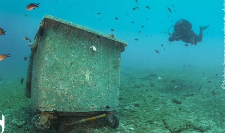 Πέταξαν μέχρι και κάδο στον βυθό της θάλασσας στην Χαλκιδική