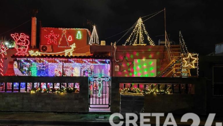 Το καλύτερο στόλισμα για τα Χριστούγεννα έγινε στην Κρήτη