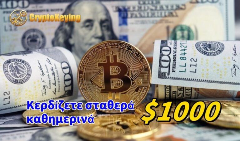 Bitcoin (BTC) Ειδήσεις: Πώς οι επενδυτές μπορούν να κερδίσουν 1.000 $ την ημέρα στο Cryptokeying