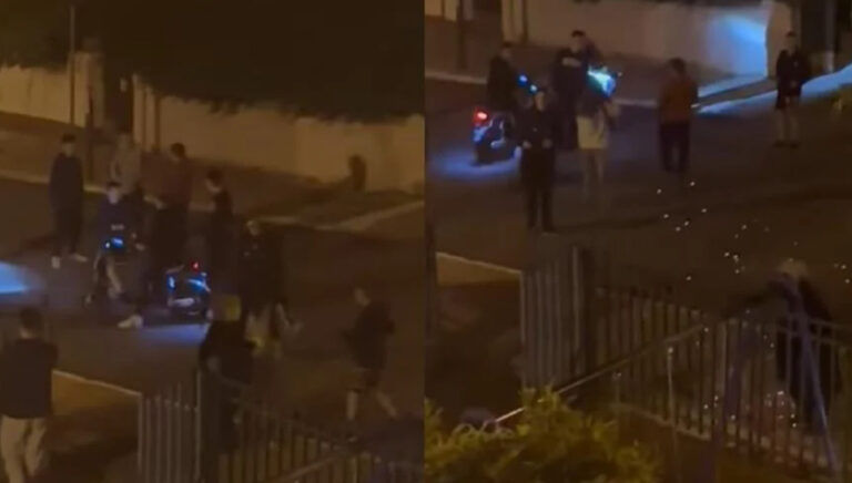 Παρέα παιδιών πετάει βαρελότα στα πόδια 85χρονης! (video)