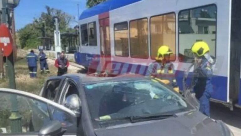 Πάτρα: Τρένο συγκρούστηκε με αυτοκίνητο