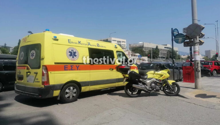 Θεσσαλονίκη: Σύγκρουση τριών μοτοσικλετών στο κέντρο